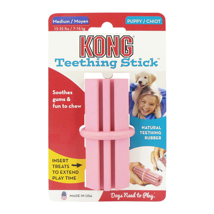 KONG Puppy Teething Stick Medium Pink