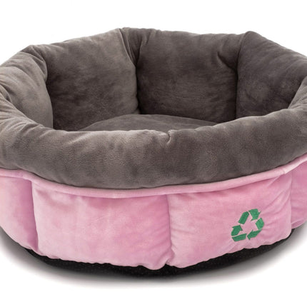 ANCOL RECYCLED DONUT BED PINK 50CM