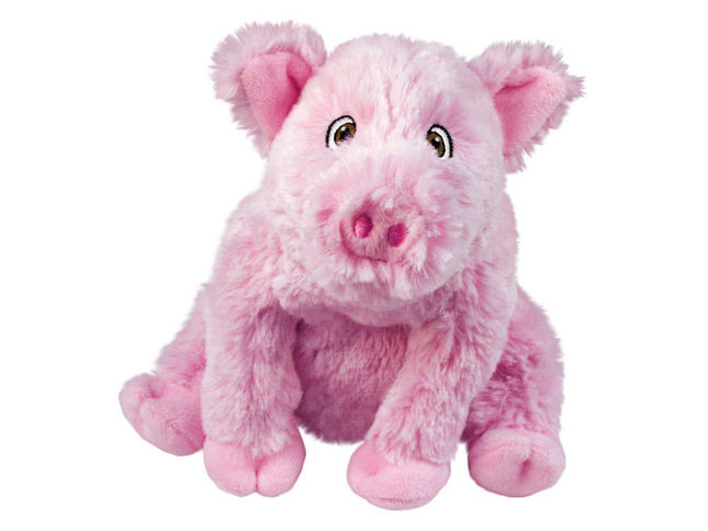 KONG Comfort Kiddos Pig Dog Toy Small Features
