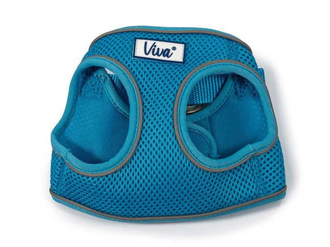 Viva Step in Mesh Dog Harness Blue
