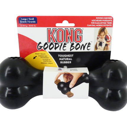 KONG Goodie Bone Dog Toy Extreme Large Black