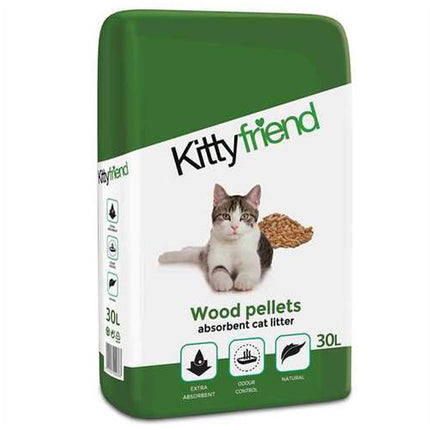 Kittyfriend Wood Pellet Cat Litter 30 Litre