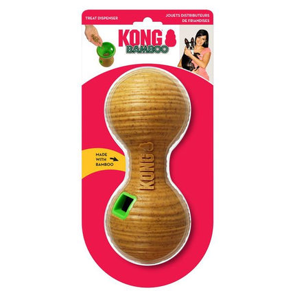 KONG Bamboo Dog Feeder Dumbell Medium