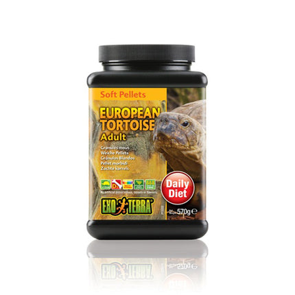 Exo Terra Soft Pellets Adult European Tortoise Food 570g