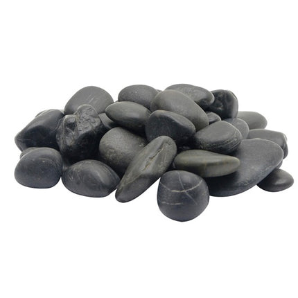 Marina Gravel Natural Black Beach Pebble 2kg 12-18mm