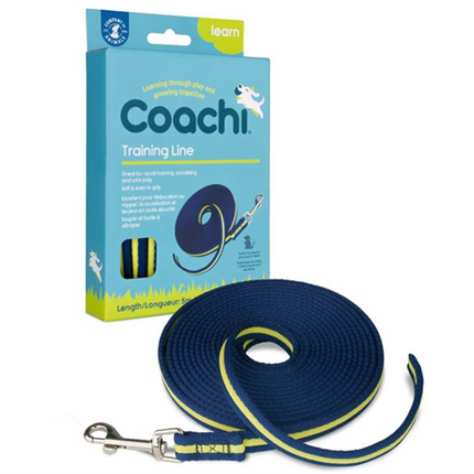 Coachi Training Line Navy & Lime 5m