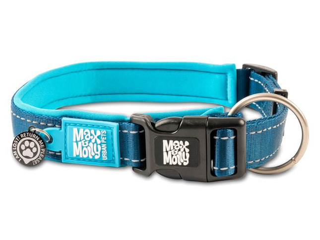 Max & Molly Matrix Smart ID Collar Blue