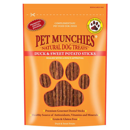 PET MUNCHIES DUCK & SWEET POTATO 90G