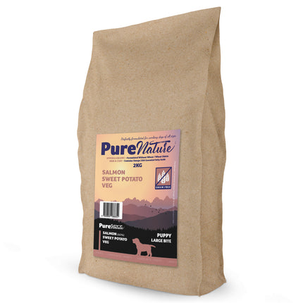 GRAIN FREE PURE NATURE PUPPY LARGE BITE SALMON