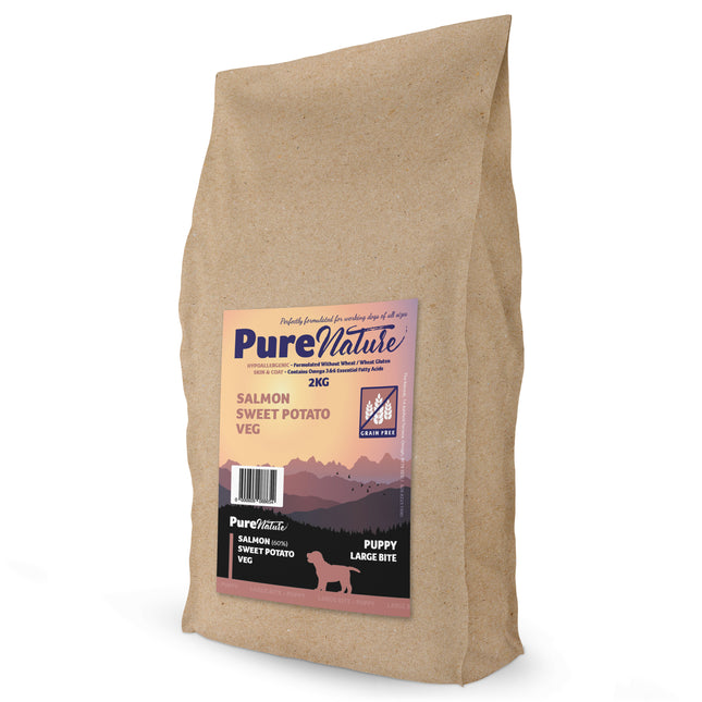 Grain Free Pure Nature Large Bite Salmon Puppy Food