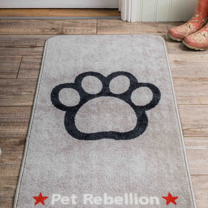 Pet Rebellion Stop Muddy Paws Grey XL