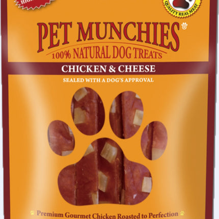 PET MUNCHIES CHICKEN & CHEESE 100G