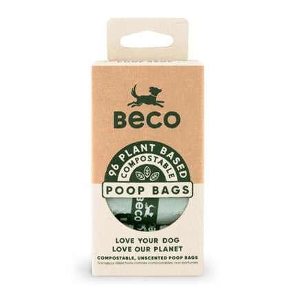 BECO COMPOSTABLE POOP BAGS 96PK