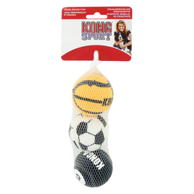 Kong Sports Balls 3 Pack Medium