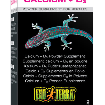 Exo Terra Calcium & D3 supplement 40g