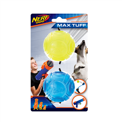 Nerf Dog Blaster Translucent TPR Sonic Ball - 2 Pack - 6.4 cm (2.5 in)