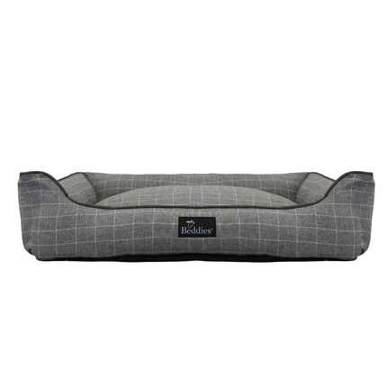 Beddies Grey Check Lounger