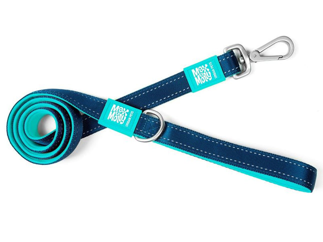 Max & Molly Matrix Blue Lead Small 1.5cm X 120cm