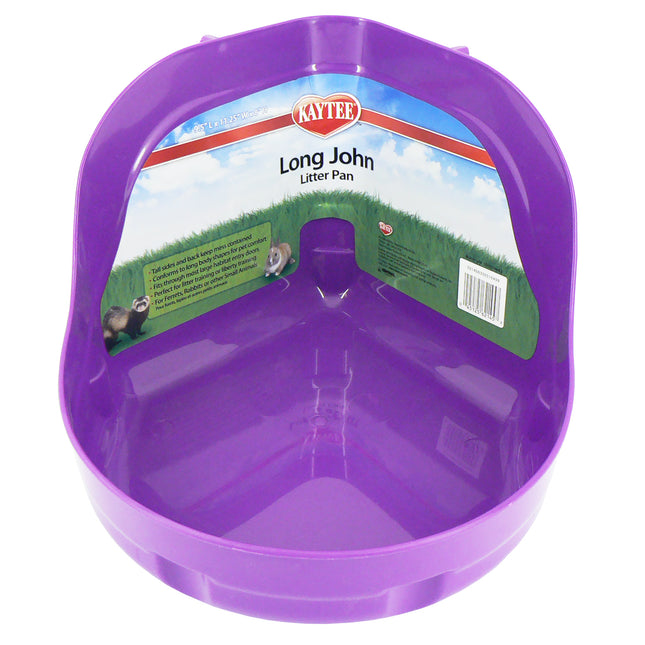Long John Litter Pan With Clips 11"